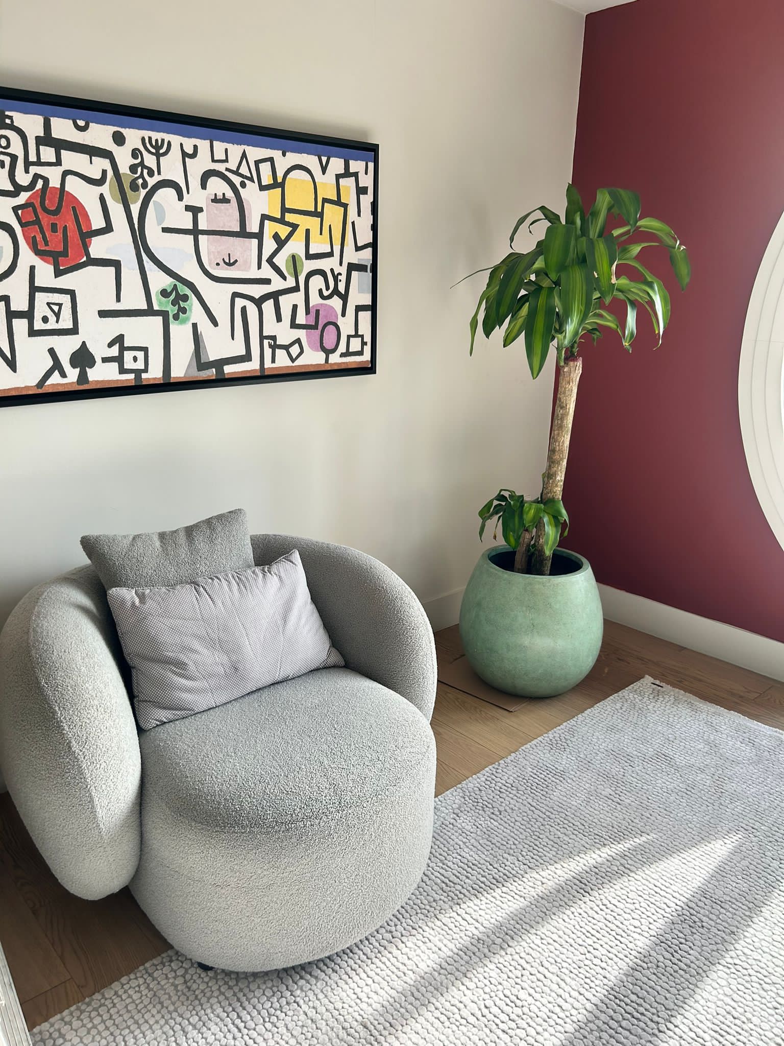 Geometrik ve Modern Desenli Özel Kesim Halı ORION OR04A