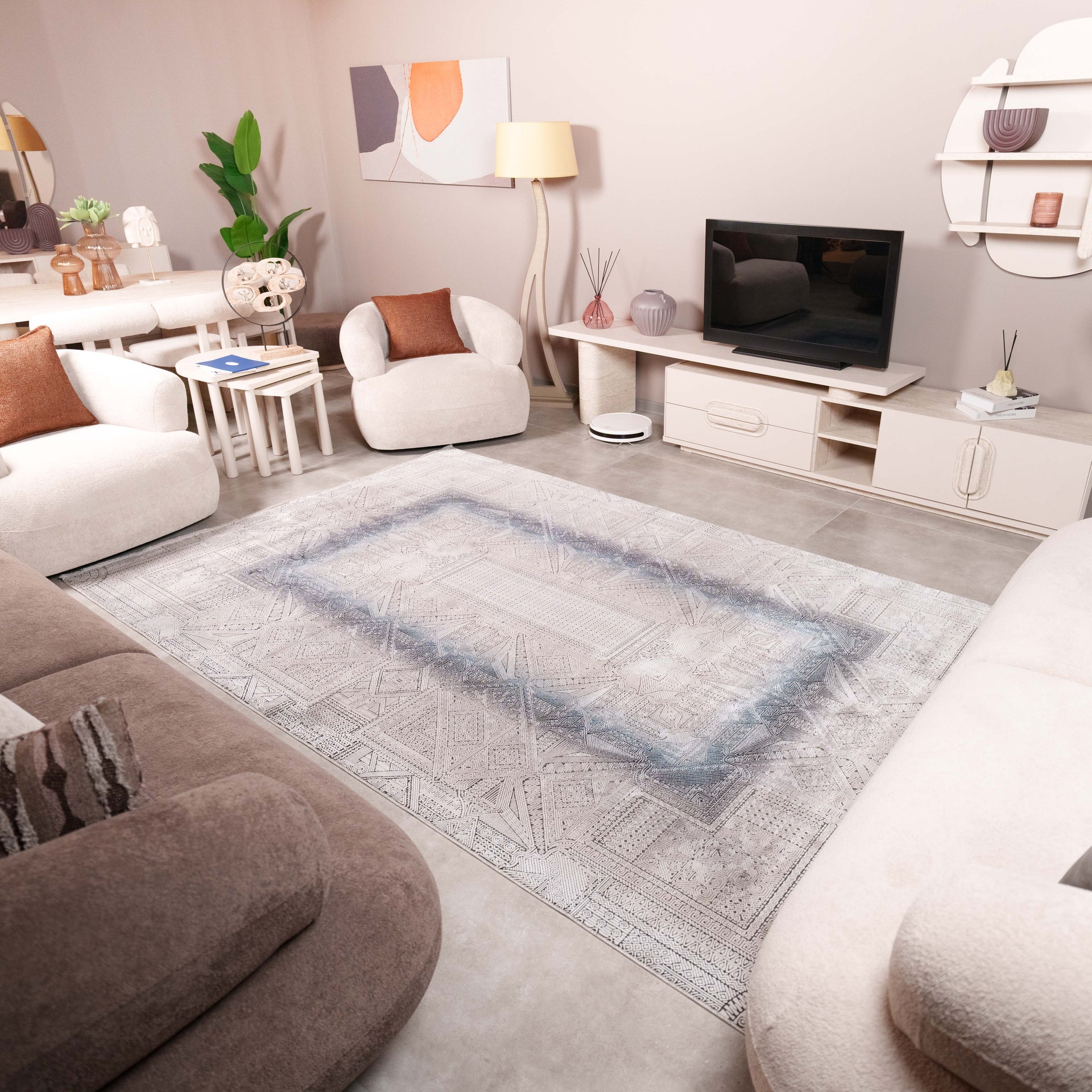 Dekoratif Salon ve Oturma Odası Halısı ROMEO RO14A