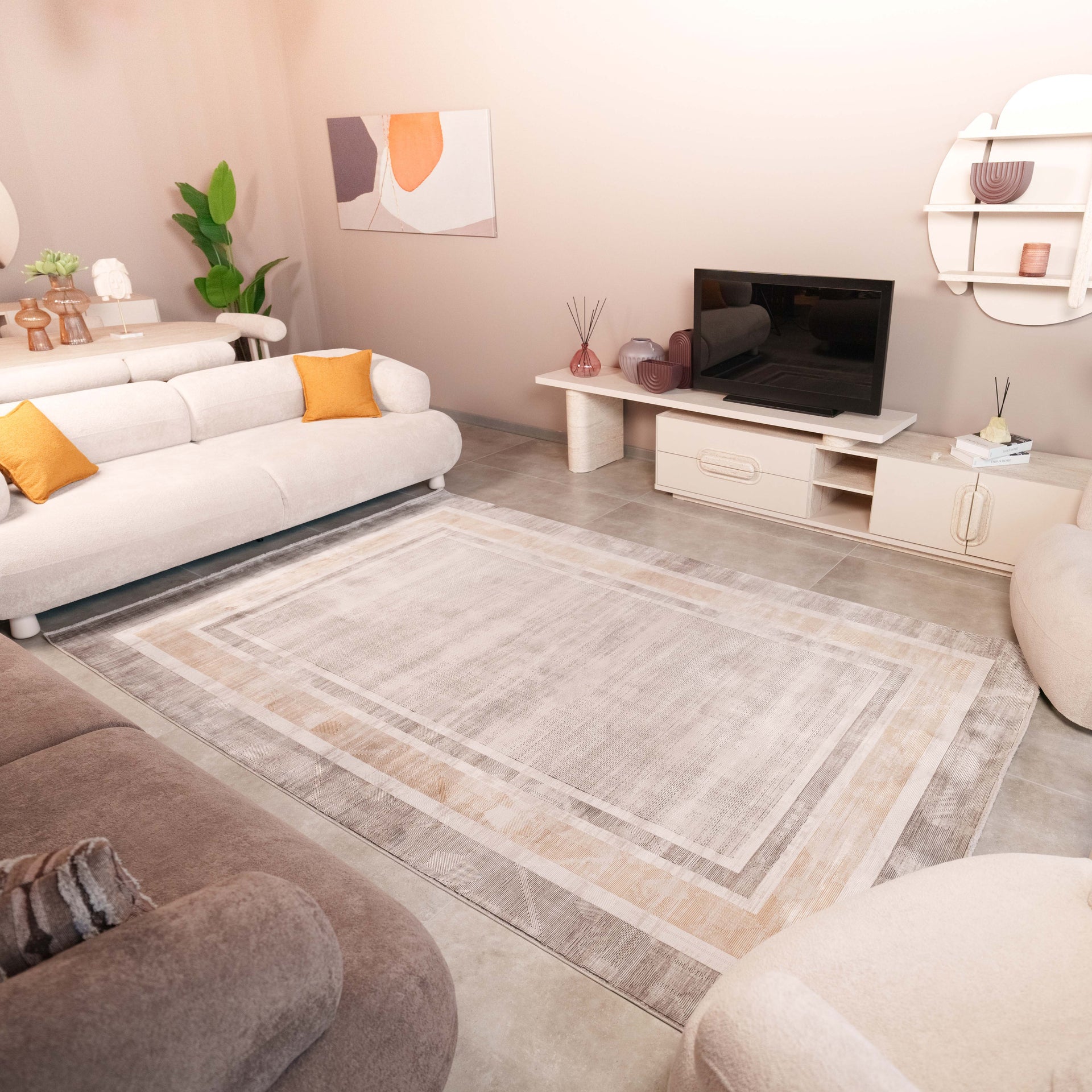 Dekoratif Salon ve Oturma Odası Halısı ROMEO RO15A