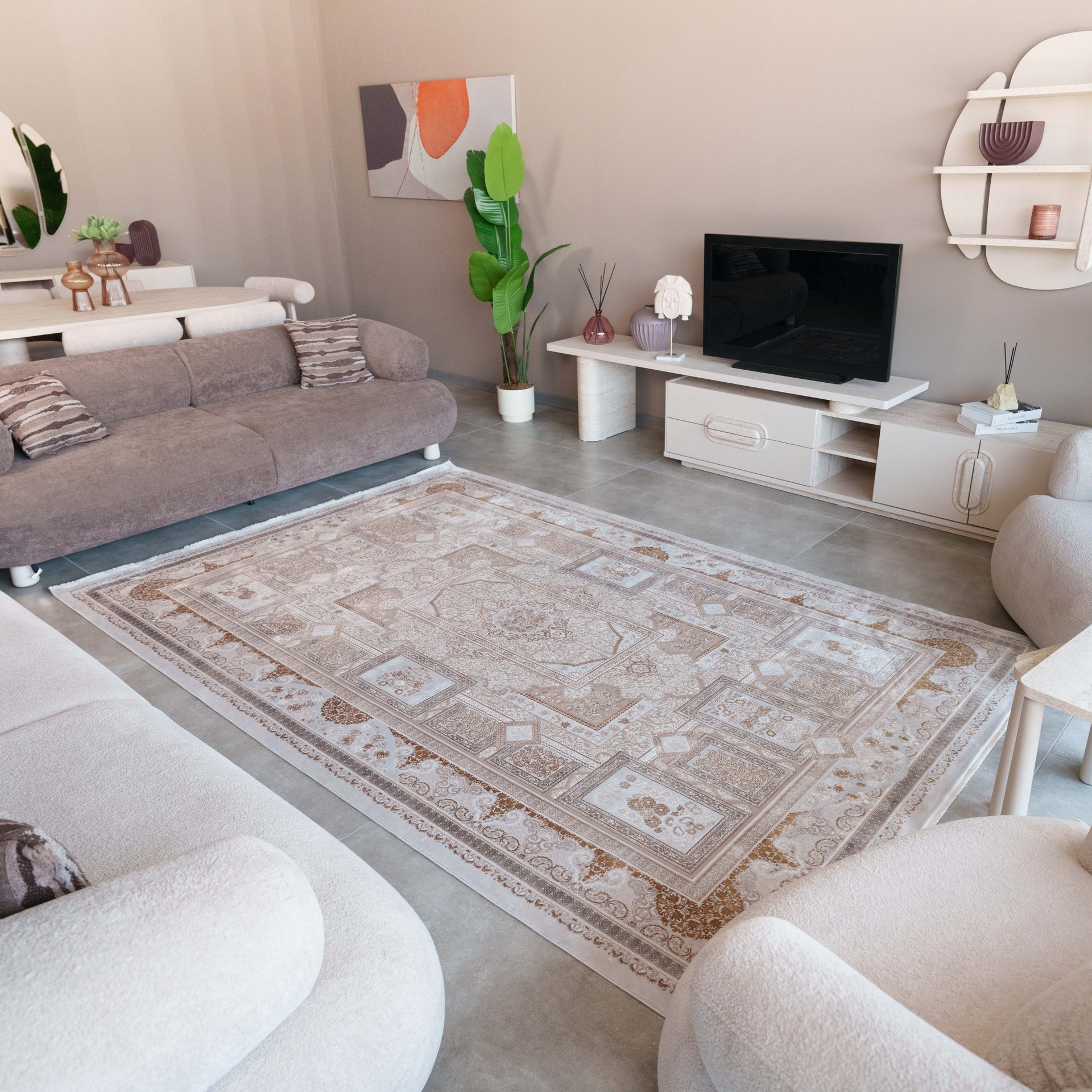 Modern Klasik Kaliteli Salon Halısı JULIET JU20A