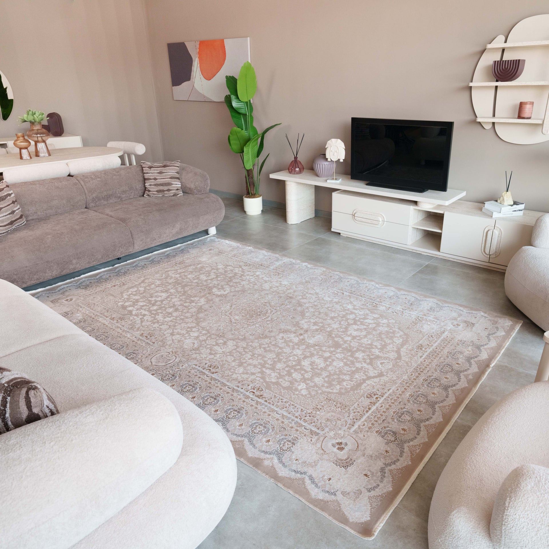 Modern Klasik Kaliteli Salon Halısı JULIET JU21A