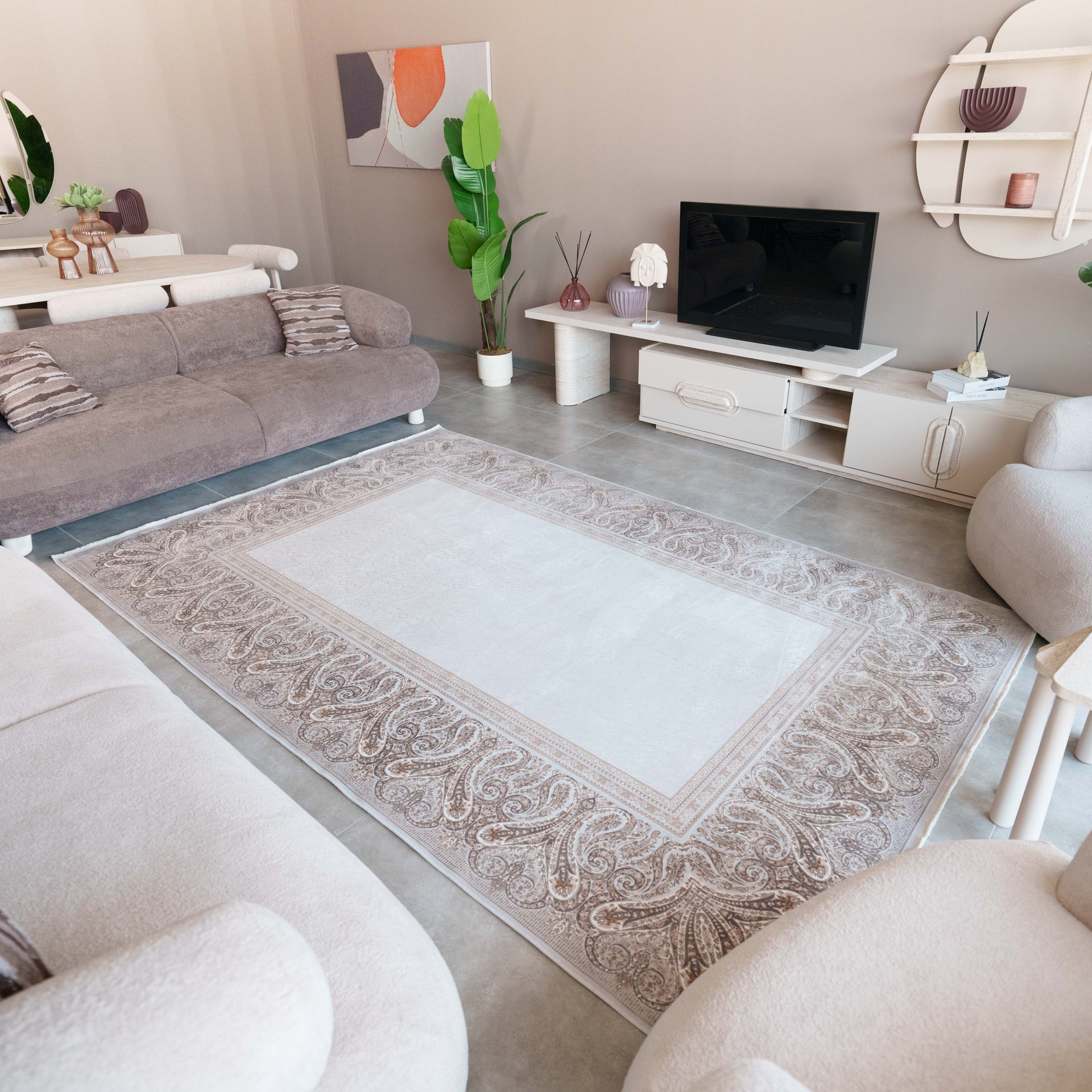 Modern Klasik Kaliteli Salon Halısı JULIET JU22A