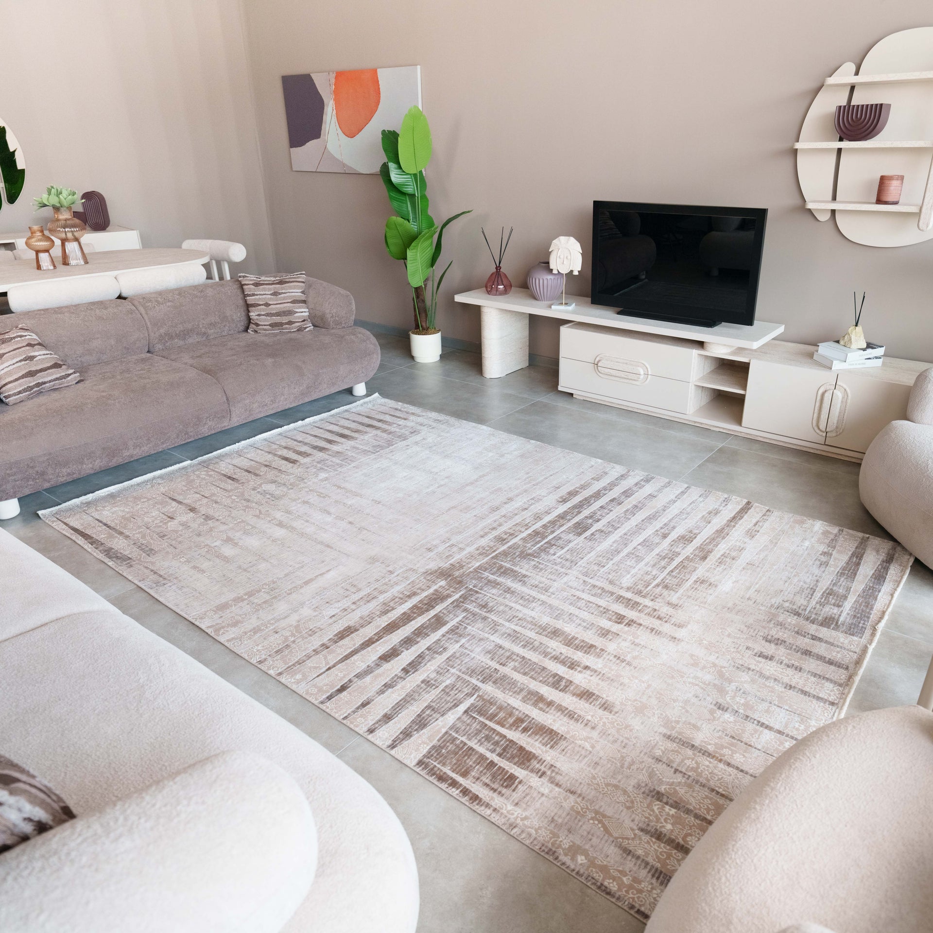 Modern Klasik Kaliteli Salon Halısı JULIET JU24A