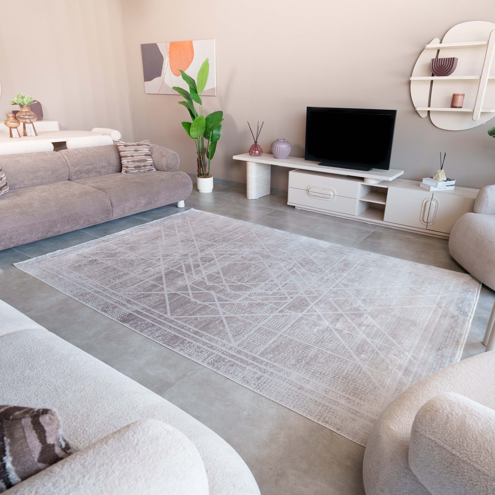 Modern, Yüksek Kaliteli Salon Halısı ISTANA IS04B