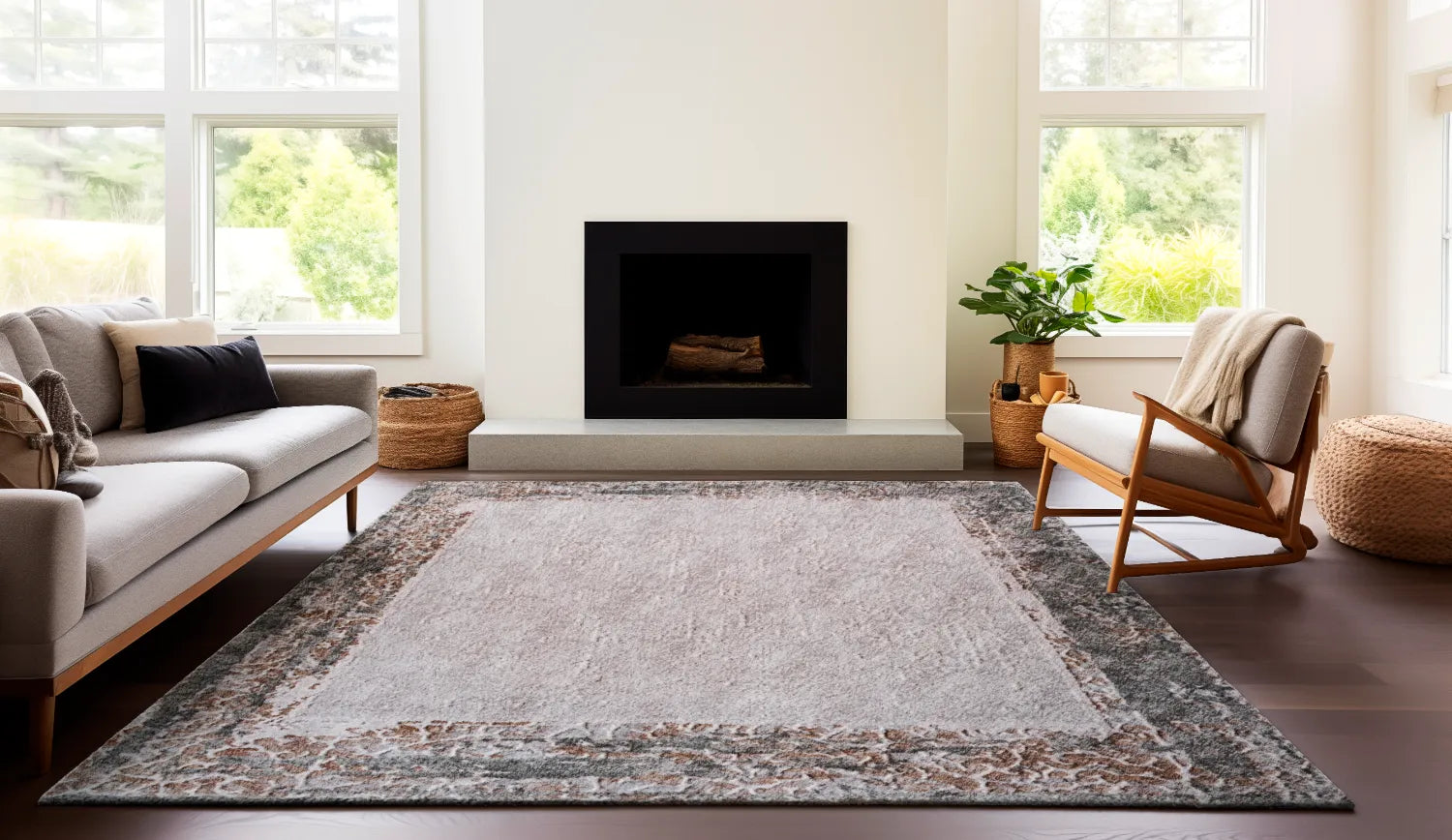 Modern ve Klasik Desenli Salon Halısı ROSADA RS00A