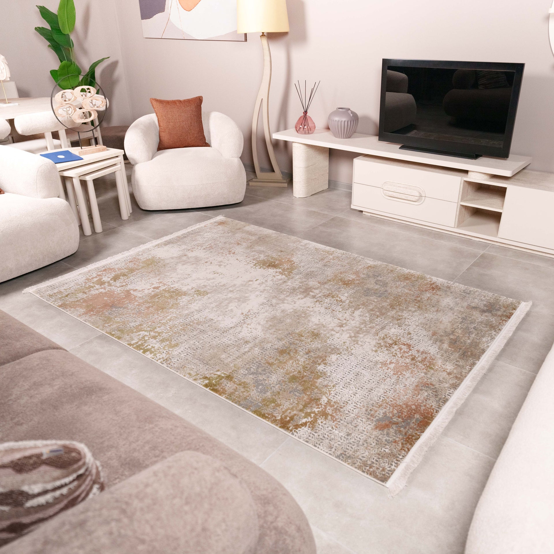 Salon Halısı Dünyada İlk ve Tek Viskolik İplikli MİRAMARE MI04A