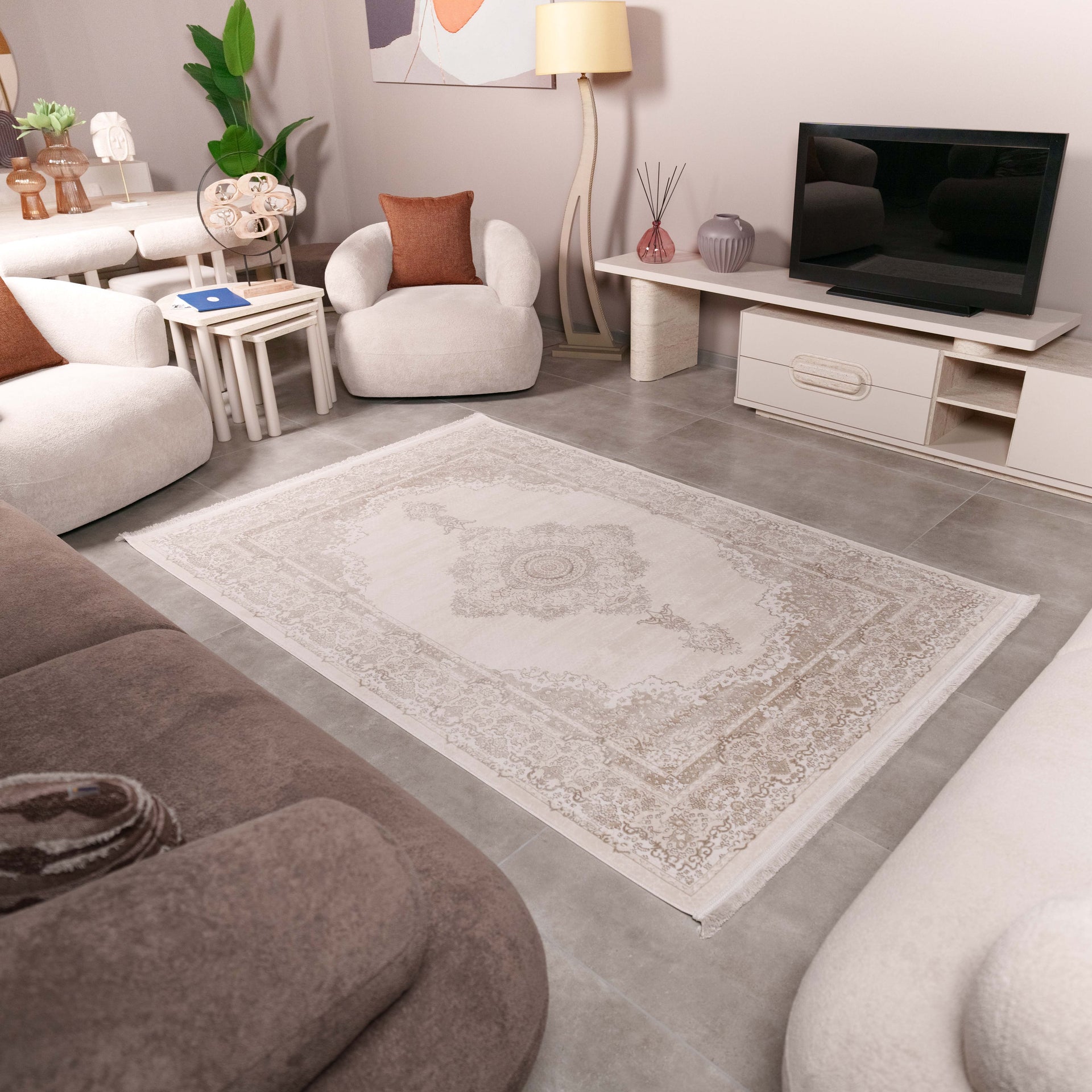 Salon Halısı Dünyada İlk ve Tek Viskolik İplikli MİRAMARE MI06A