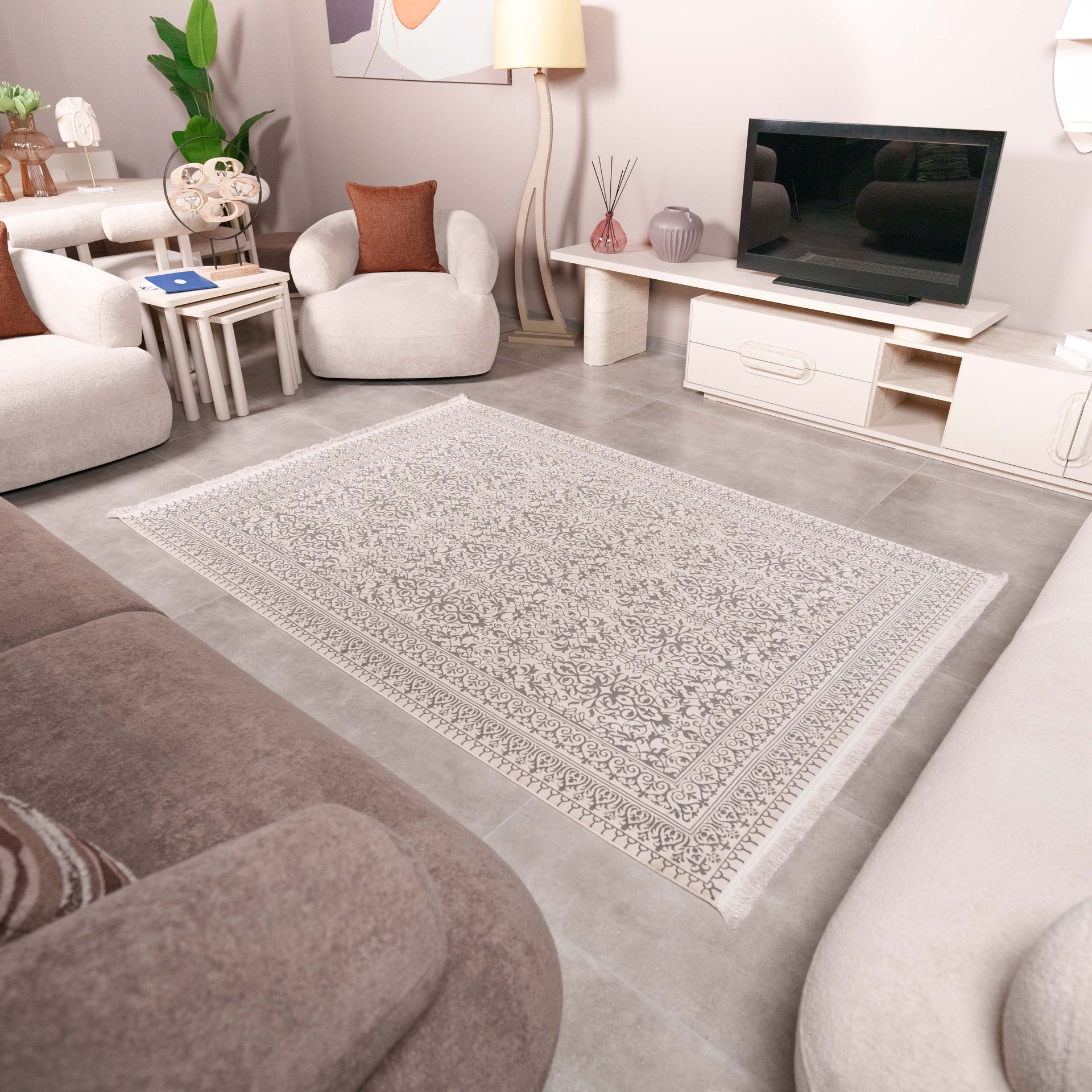 Salon Halısı Dünyada İlk ve Tek Viskolik İplikli MİRAMARE MI08A