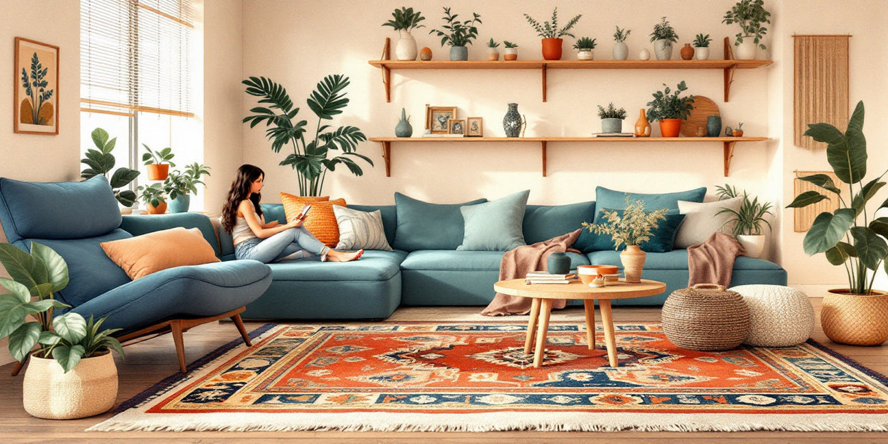 Evde Bohem Tarzı Yaratmanın Yolu: Vintage Halı