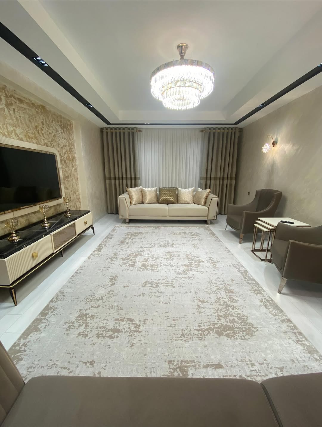 Modern Klasik Kaliteli Salon Halısı JULIET JU25A