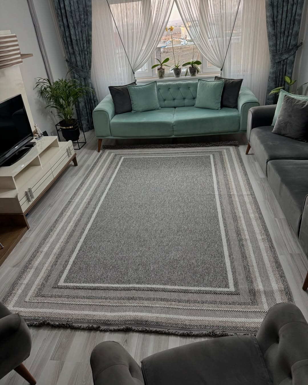 İskandinav Toz Tutmayan Halı Pati Dostu TRENDS TR00A