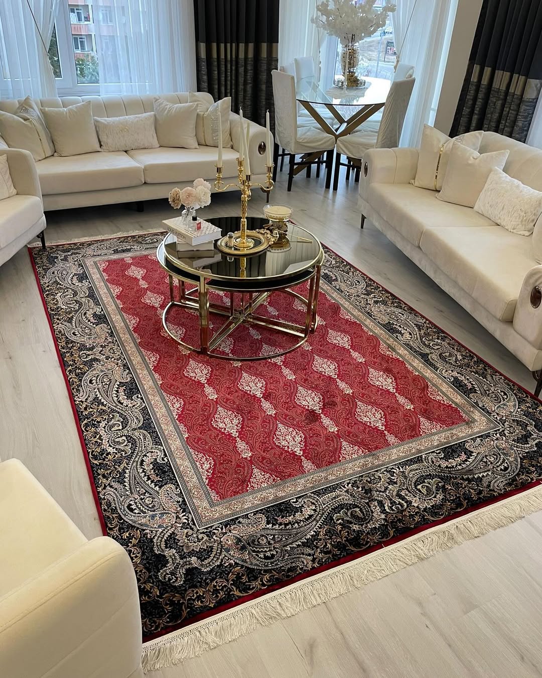 Klasik, Geleneksel Motifli Kaliteli Salon Halısı VERSAY VR05B