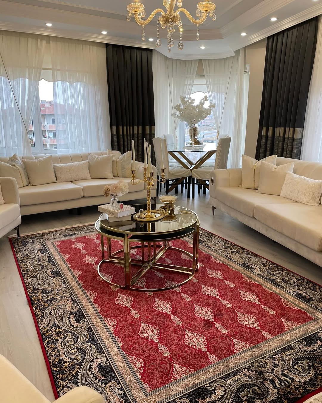 Klasik, Geleneksel Motifli Kaliteli Salon Halısı VERSAY VR05B