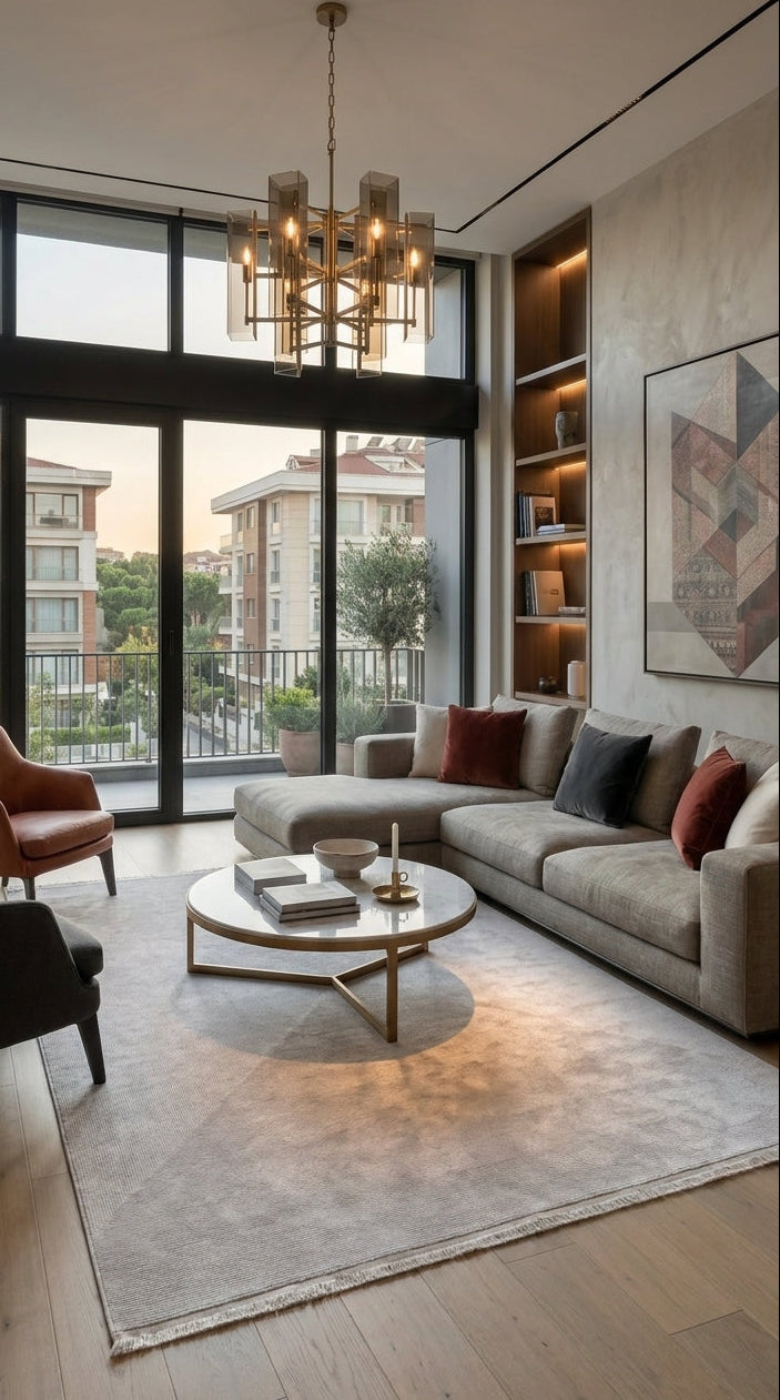 Modern, Yüksek Kaliteli Salon Halısı ISTANA IS01B
