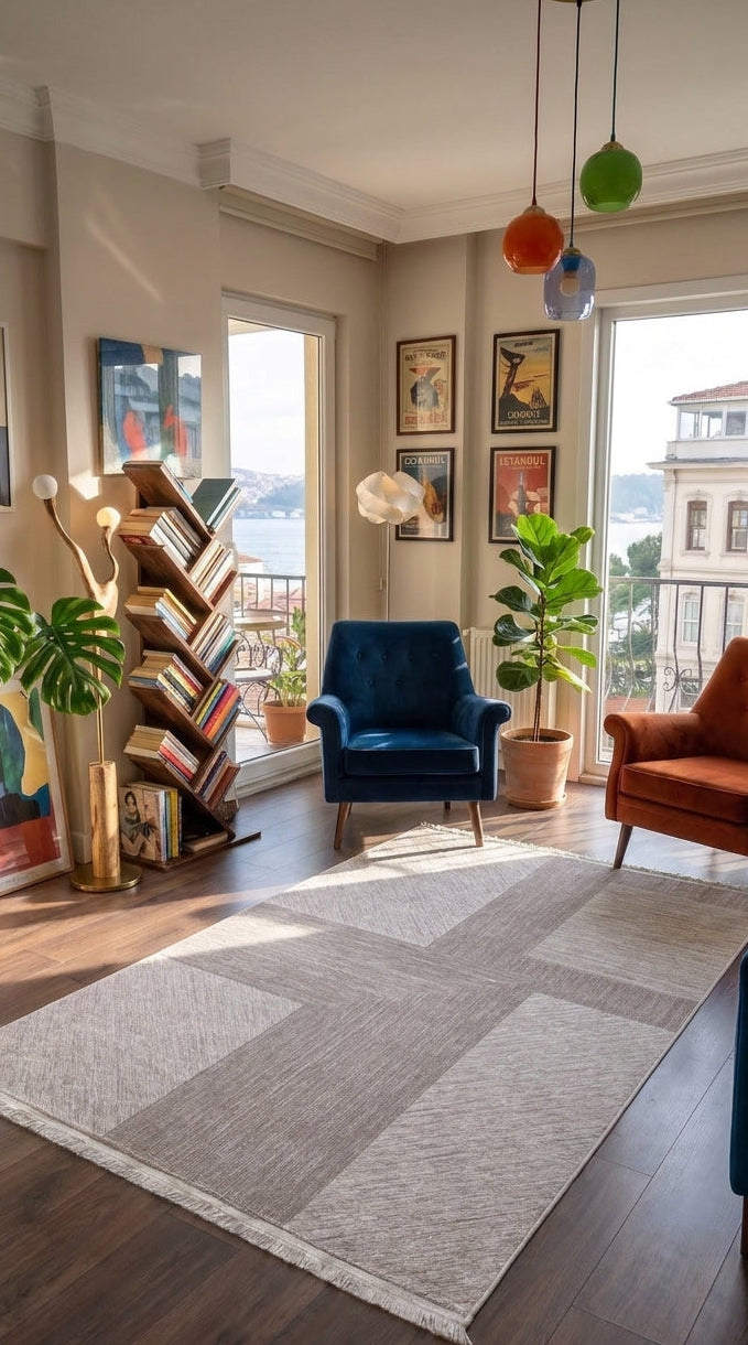 Modern, Yüksek Kaliteli Salon Halısı ISTANA IS02B