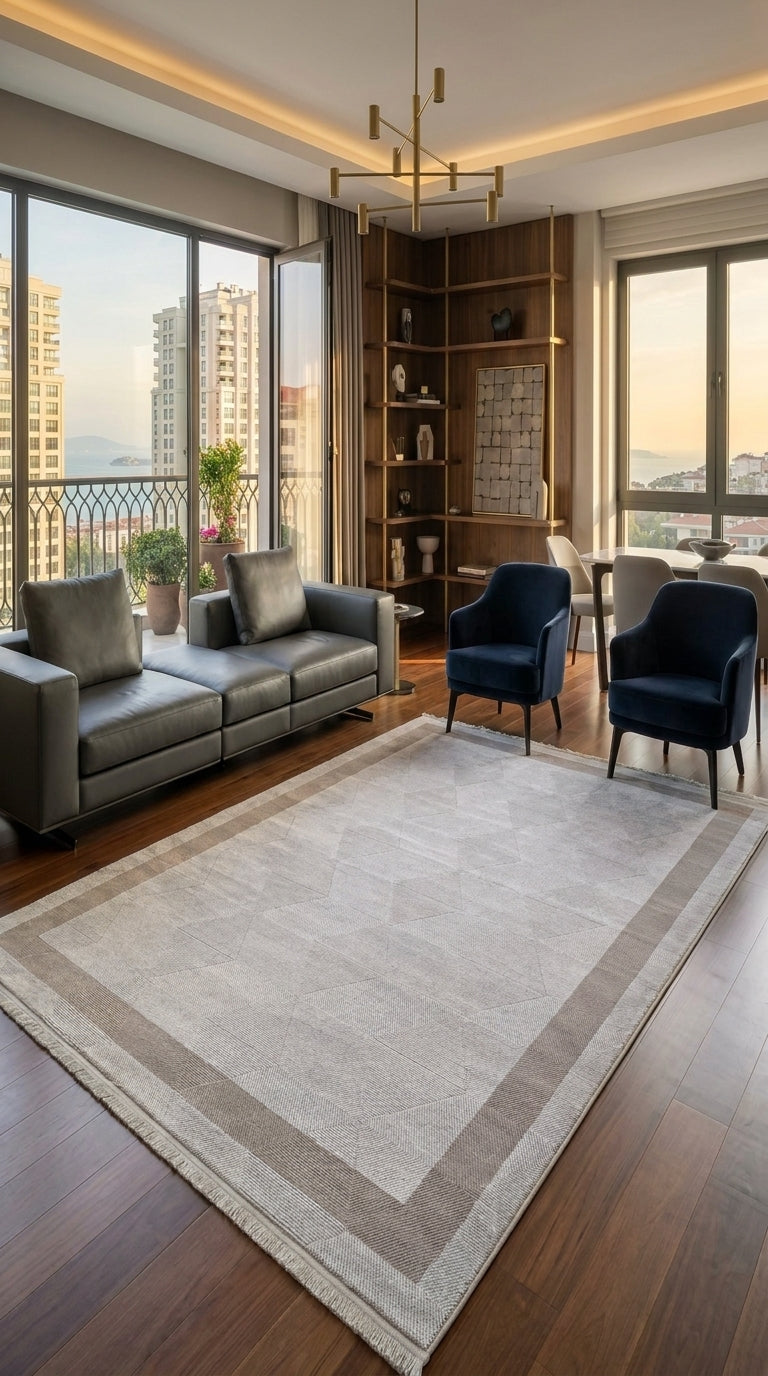 Modern, Yüksek Kaliteli Salon Halısı ISTANA IS03B