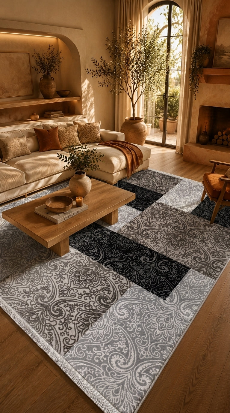 Salon ve Oturma Odası Halısı CRYSTAL CR04A