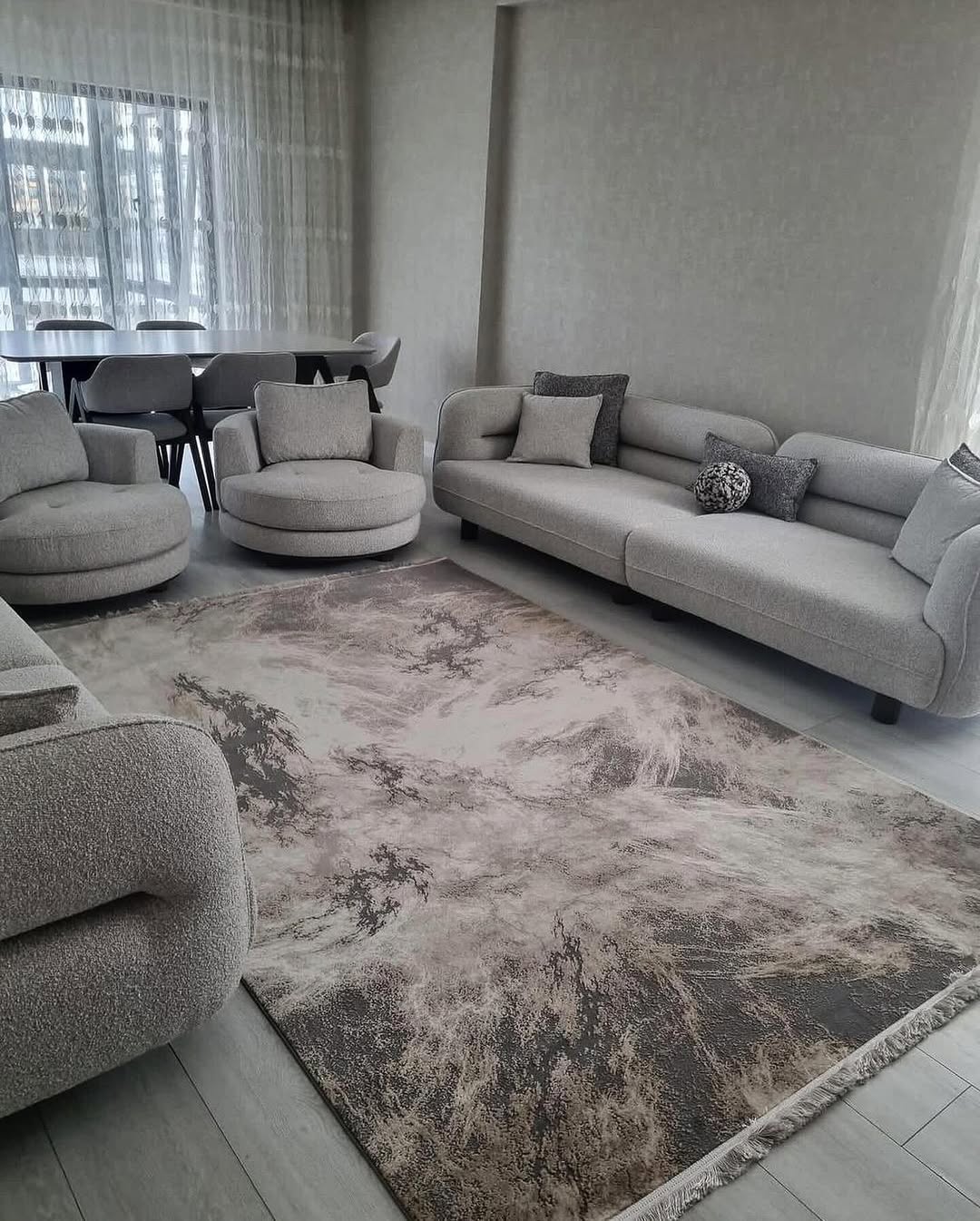 Salon Halısı Dünyada İlk ve Tek Viskolik İplikli MİRAMARE MI03A