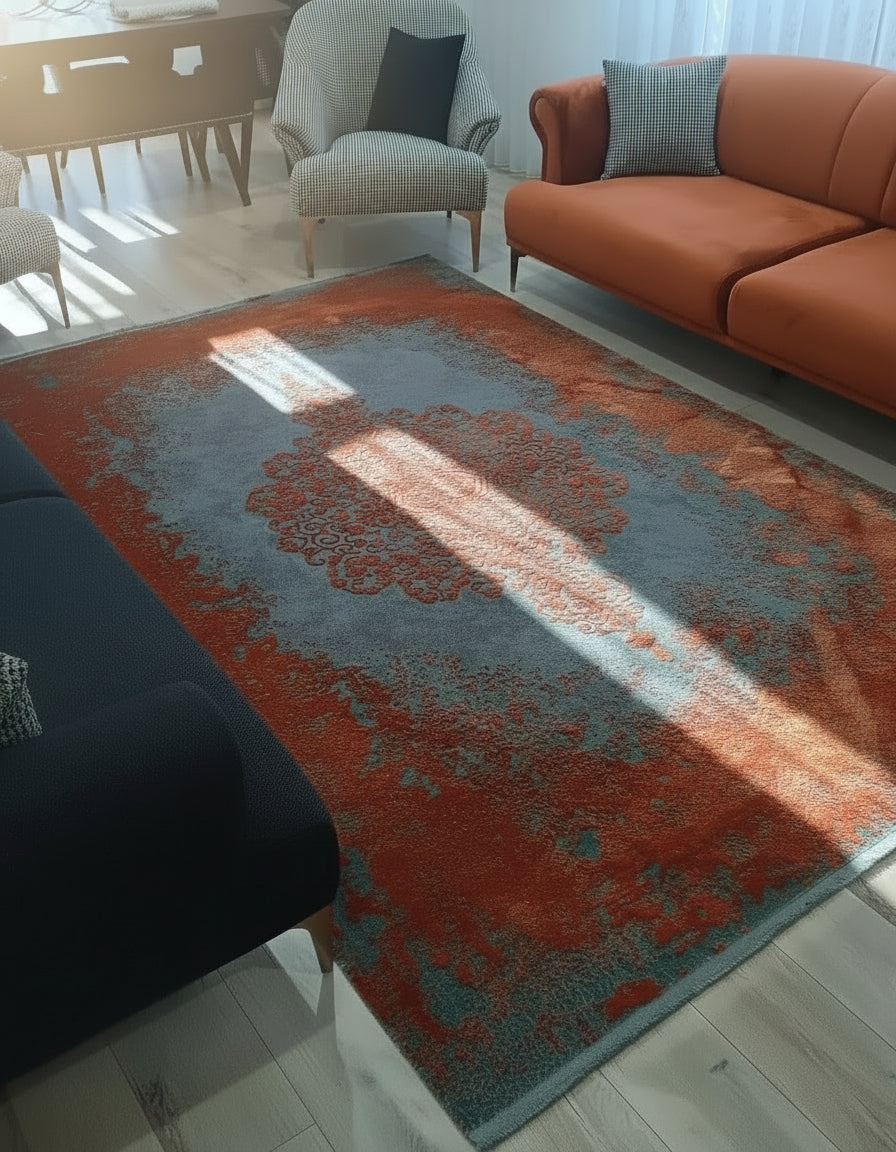 Renkli ve Modern Desenli Genç Odası Halısı ELYSEE EL03B