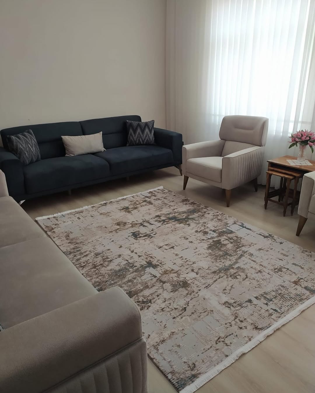 Yatak ve Oturma Odası Halısı Özel Kesim ONDINA ON07A