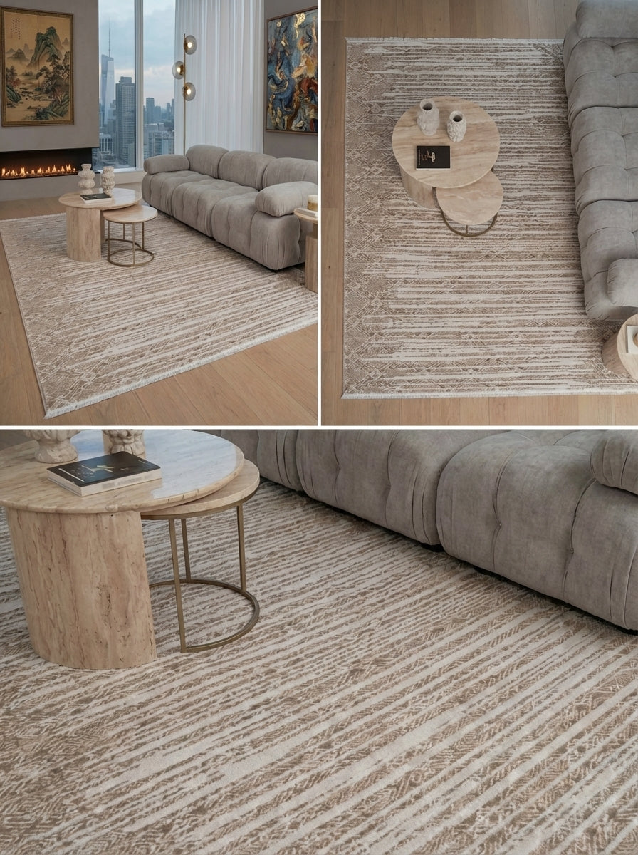 Yatak ve Oturma Odası Halısı Özel Kesim ONDINA ON05A