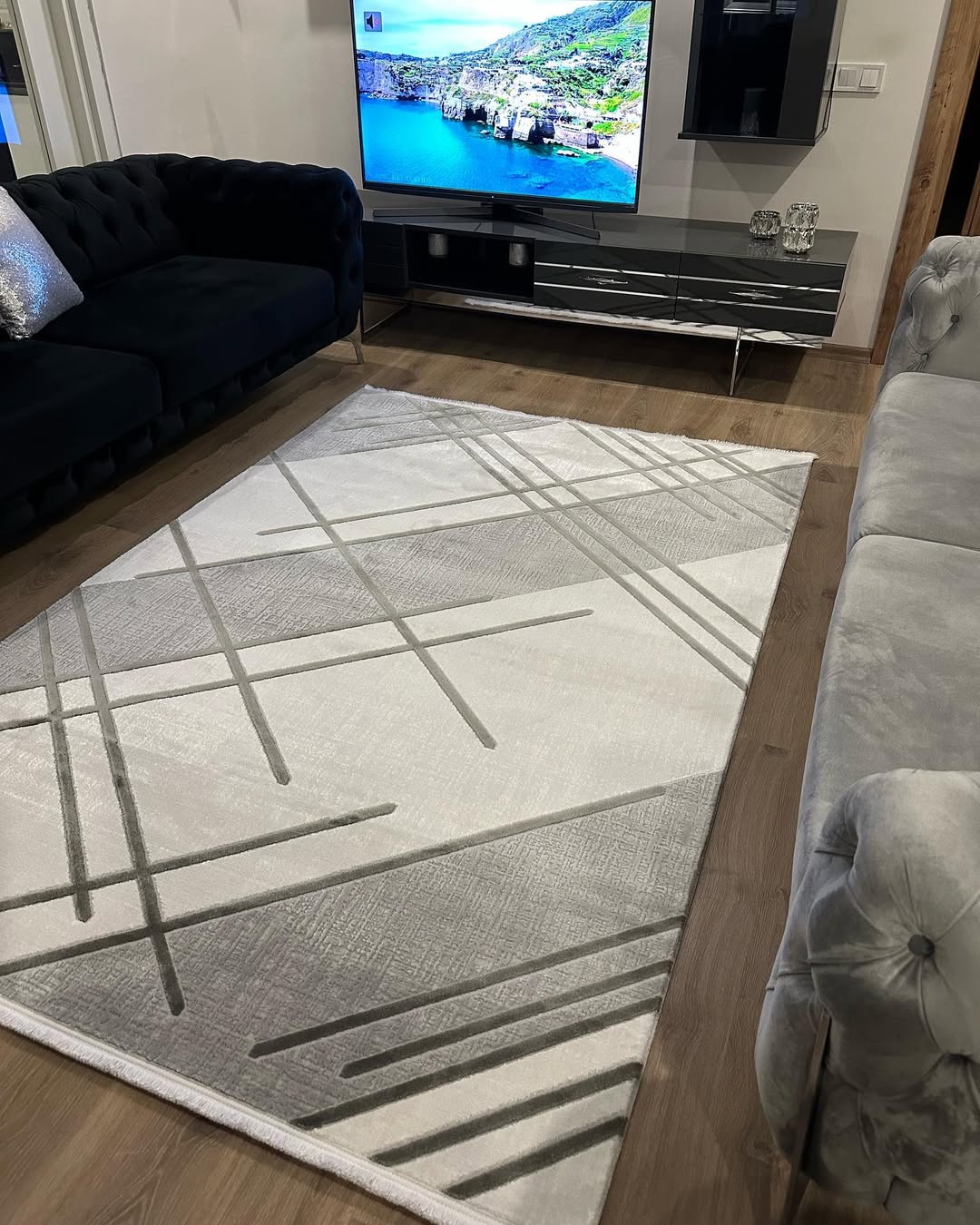 Salon ve Oturma Odası Halısı CRYSTAL CR00A