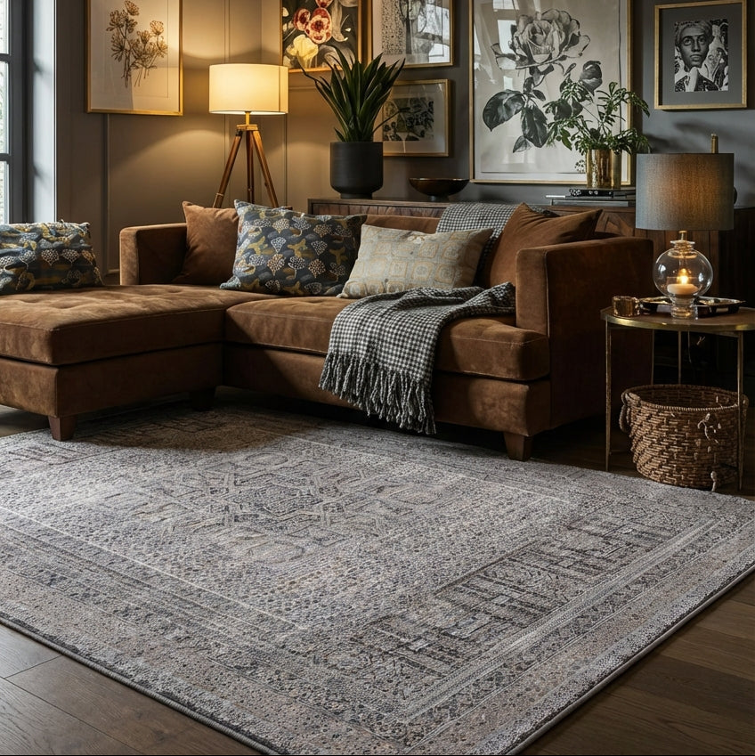 Dekoratif Salon ve Oturma Odası Halısı ROMEO RO12A