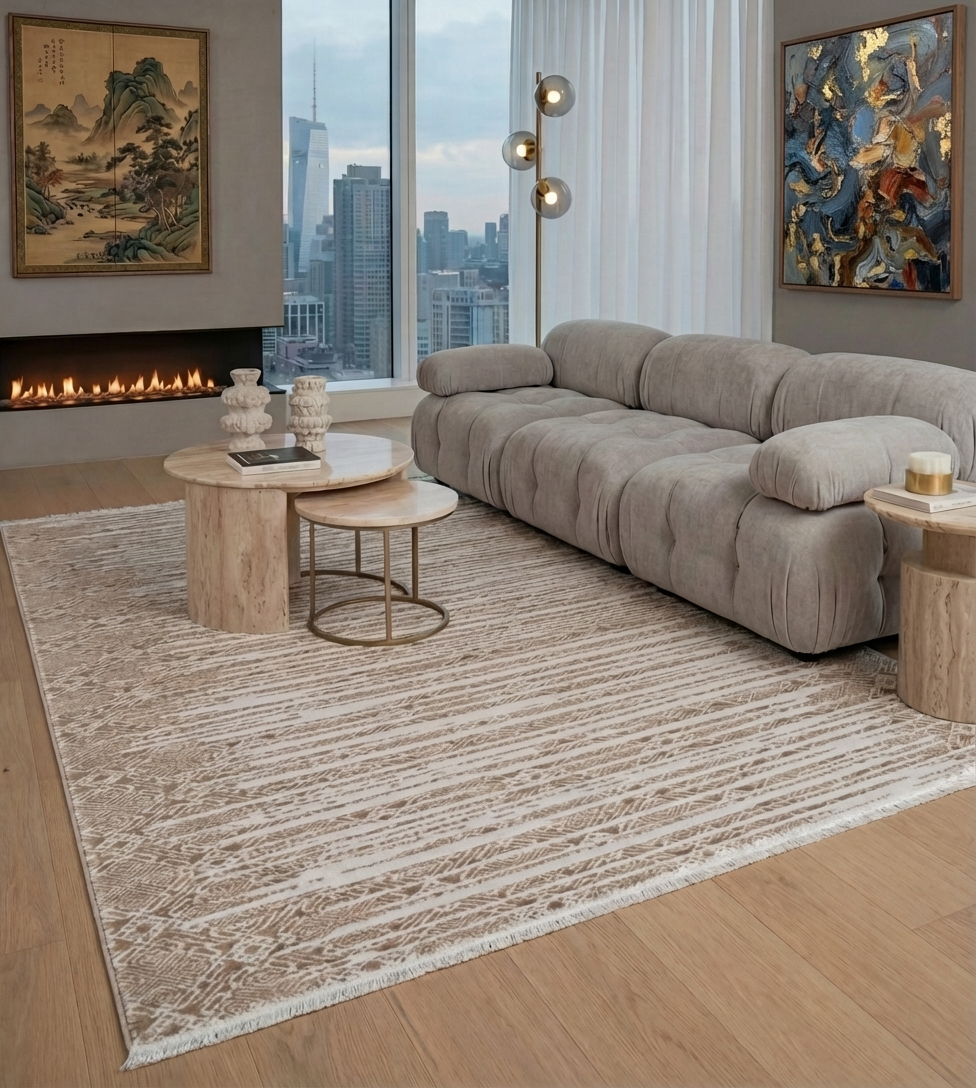 Yatak ve Oturma Odası Halısı Özel Kesim ONDINA ON05A