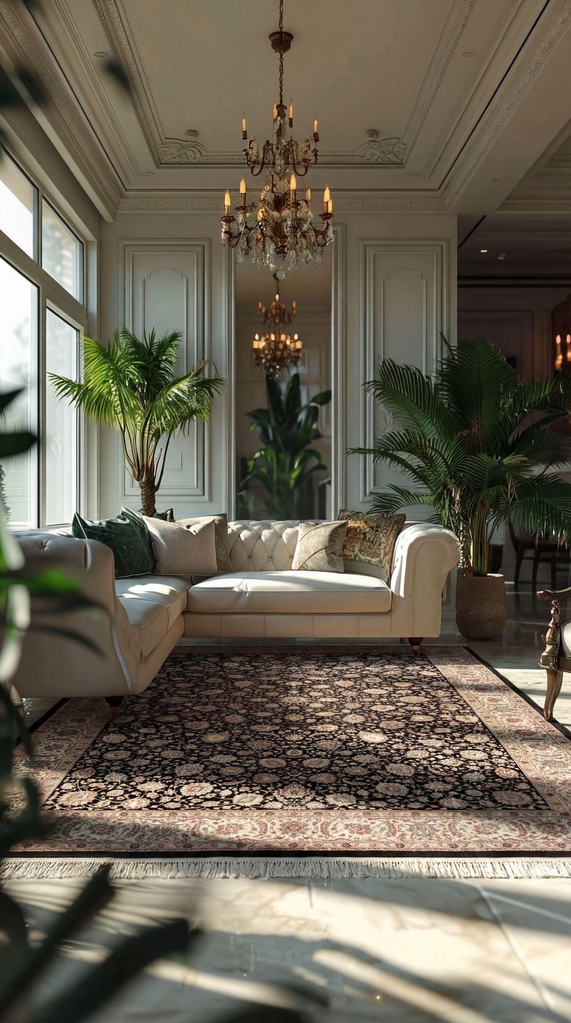 Klasik, Geleneksel Motifli Kaliteli Salon Halısı VERSAY VR03B