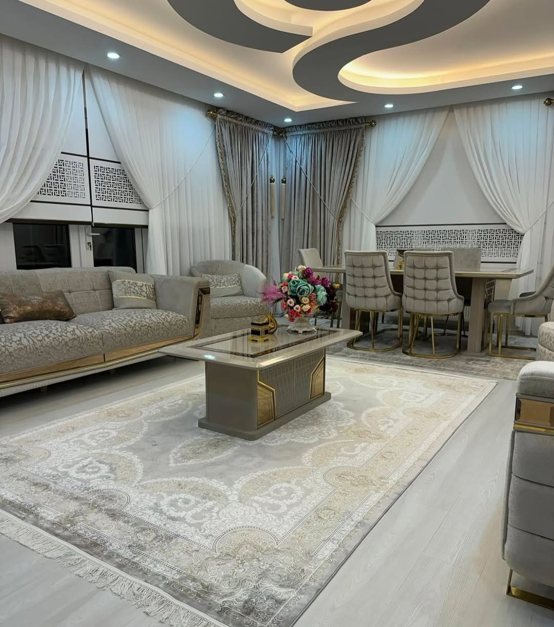 Klasik Kaliteli Salon Halısı ALHAMBRA AH14A