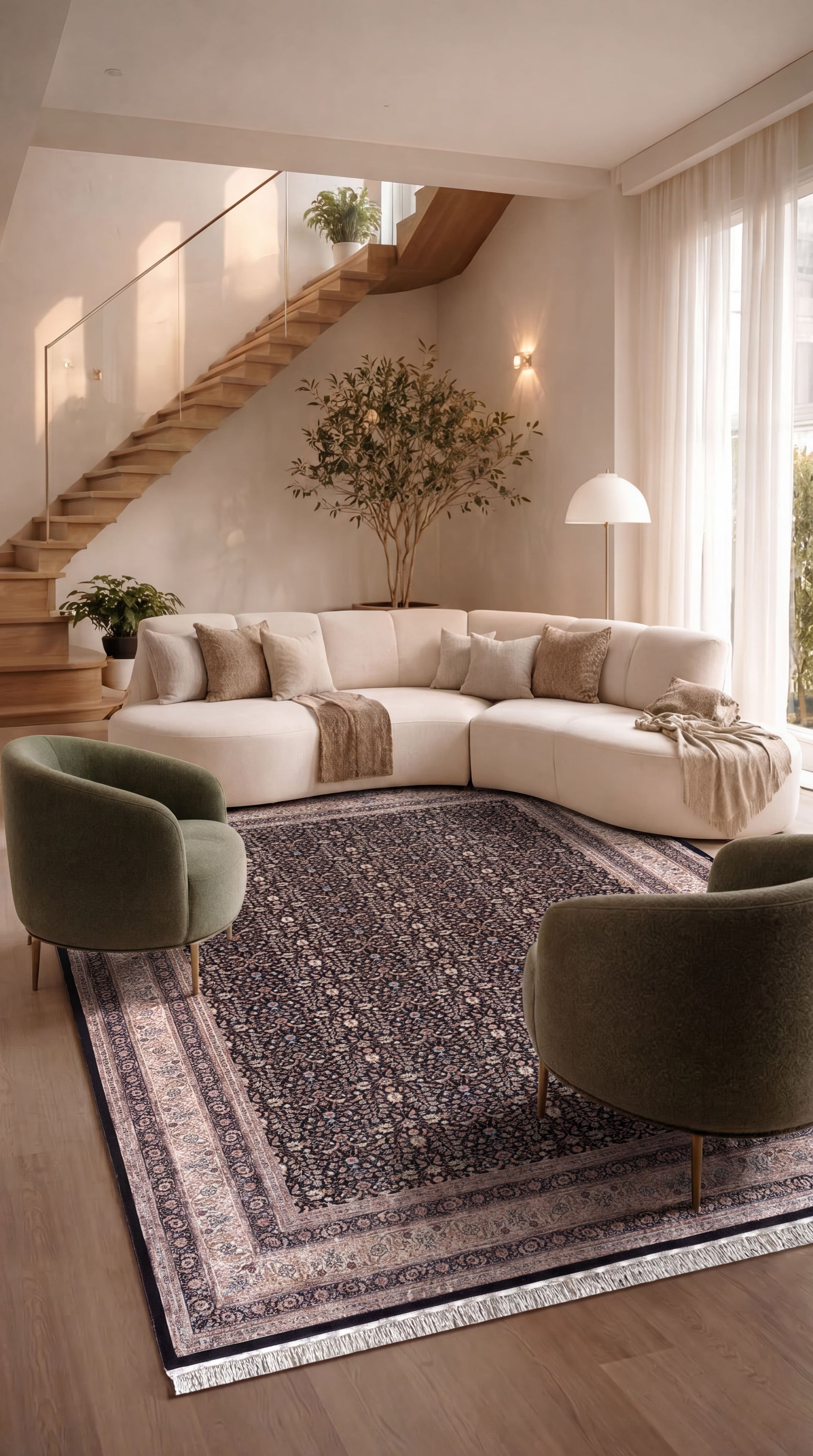Klasik, Kaliteli Salon Halısı ELENA EN01B