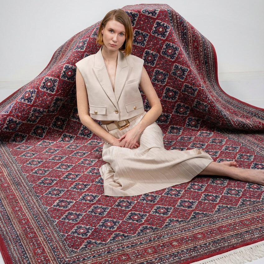 Klasik Kaliteli Salon Halısı SAFRON SF30A