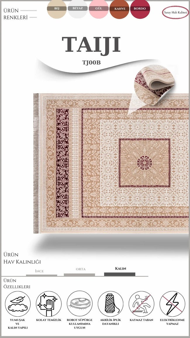 Klasik Salon Halısı TAIJI TJ00B