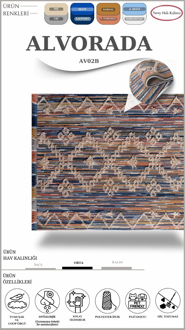 Decorative Hallway Carpet Alvorada AV02B