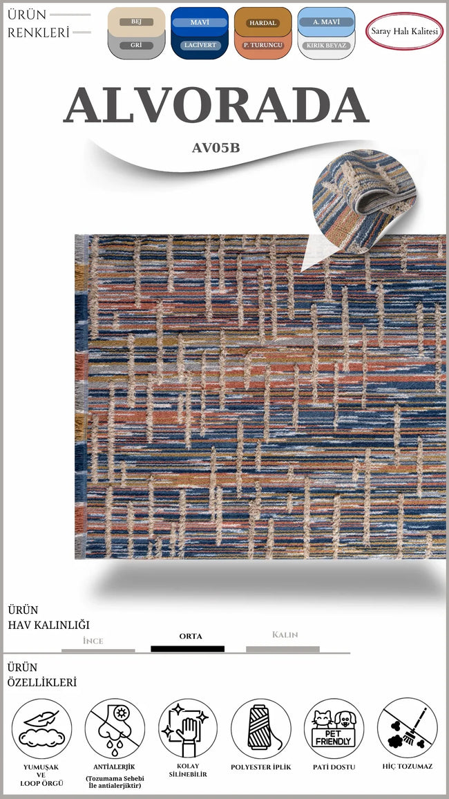 Decorative Hallway Carpet Alvorada AV05B