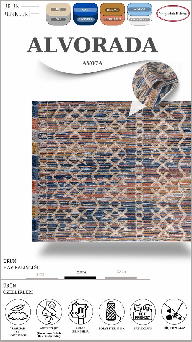 Decorative Hallway Carpet Alvorada AV07A