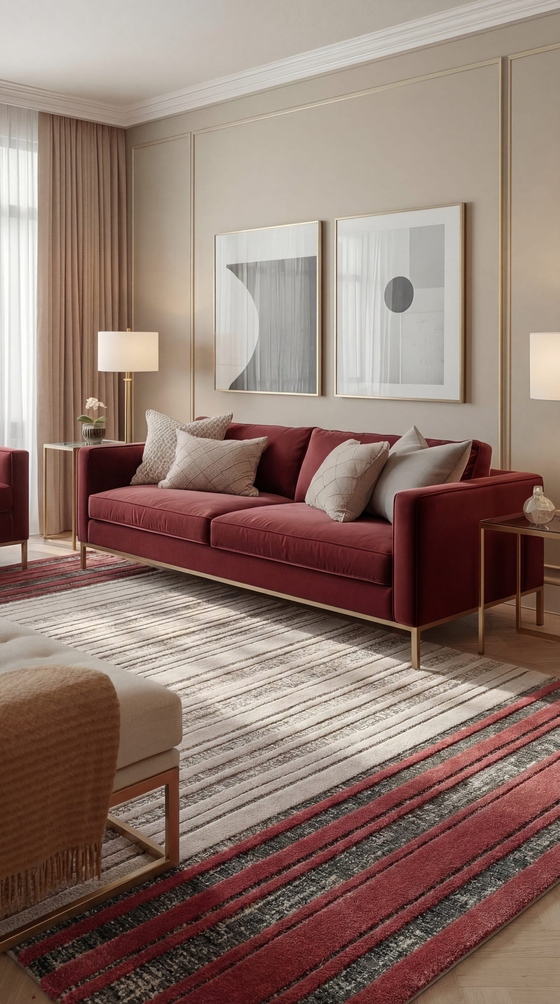 Modern Desenli Salon Halısı MODERNGO MD03B