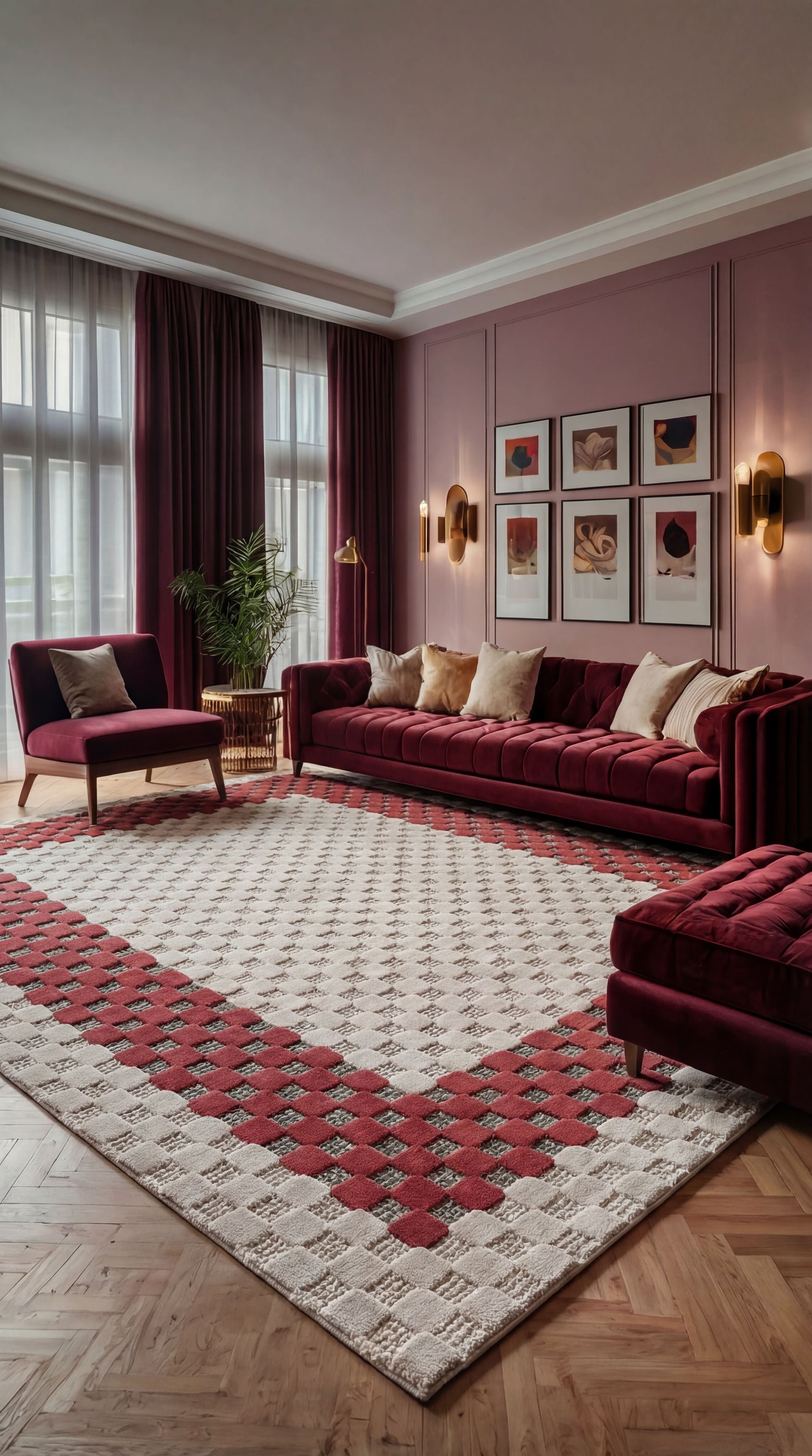 Modern Desenli Salon Halısı MODERNGO MD04D