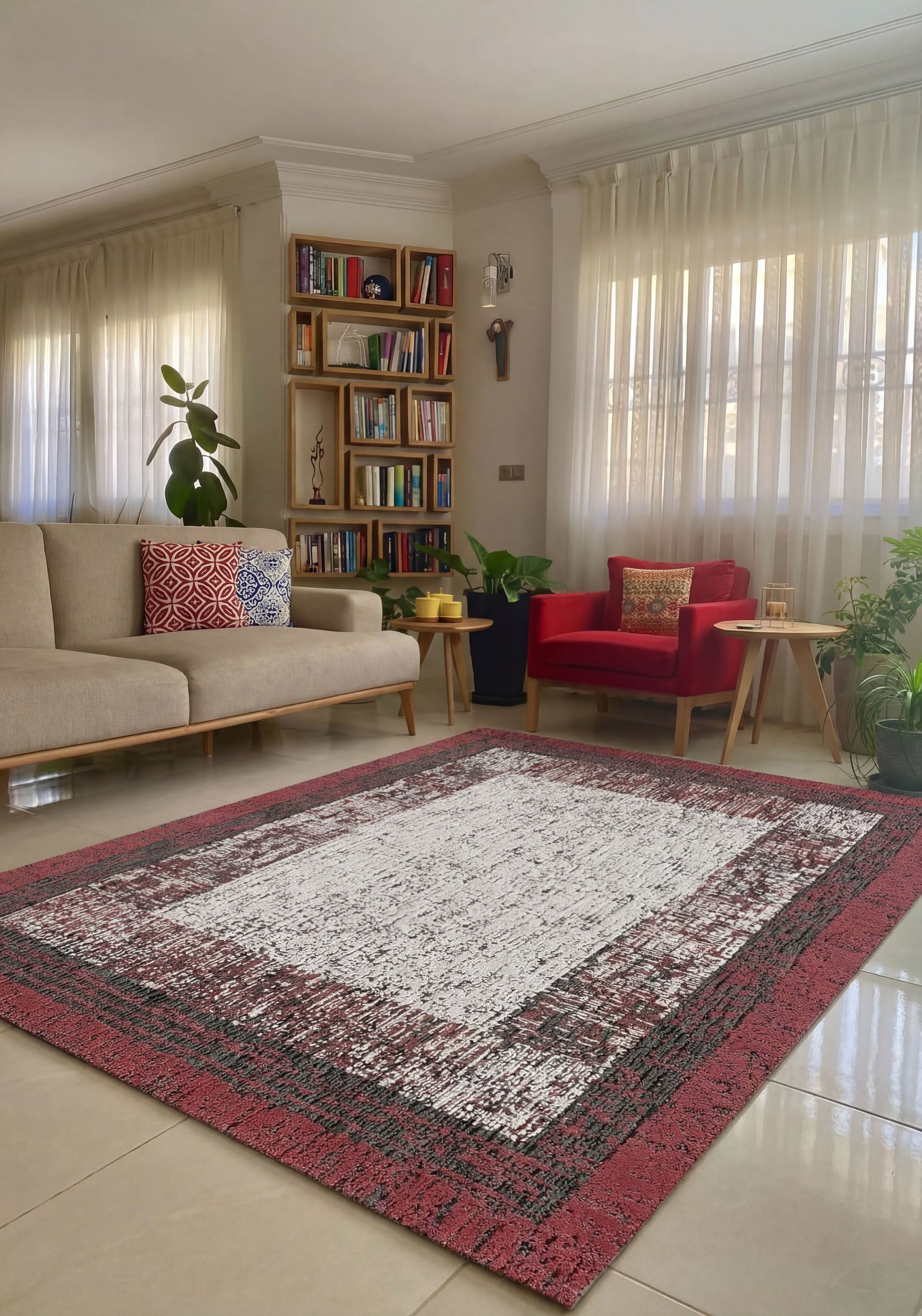Modern Desenli Salon Halısı MODERNGO MD05C