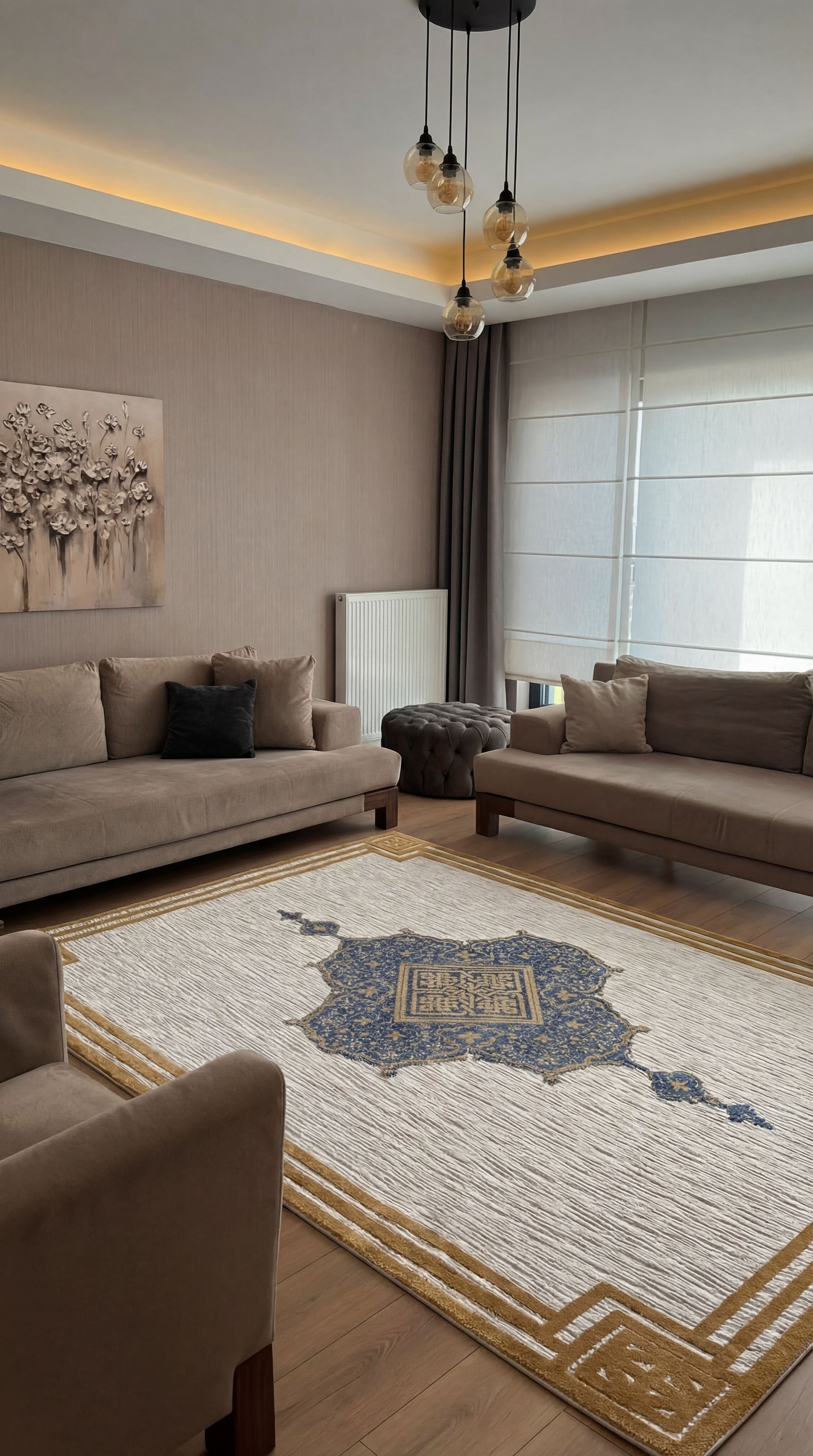 Modern Desenli Salon Halısı MODERNGO MD06A
