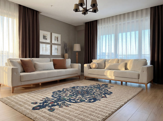 Modern Desenli Salon Halısı MODERNGO MD07A