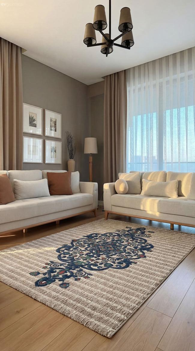 Modern Desenli Salon Halısı MODERNGO MD07A