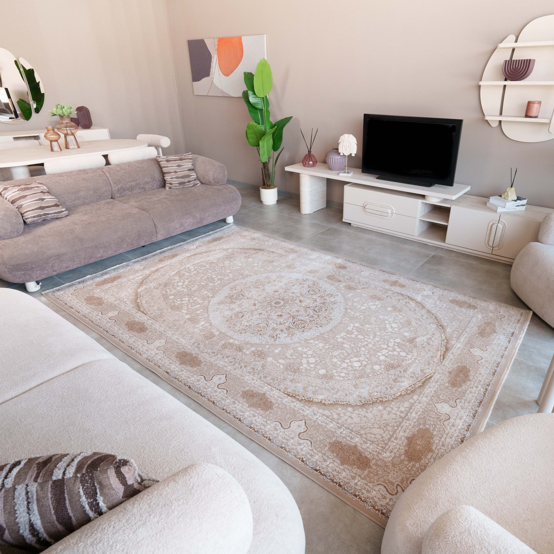 Modern Klasik Kaliteli Salon Halısı JULIET JU27A