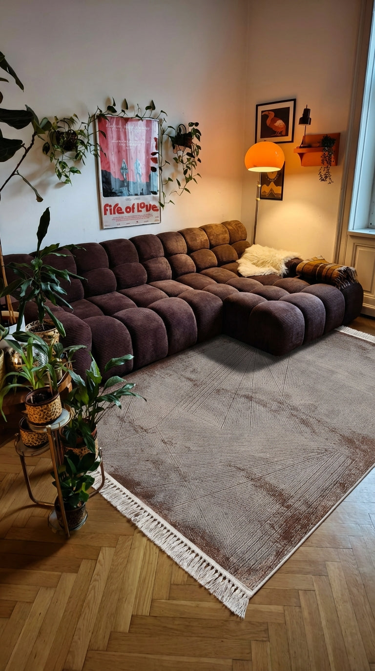 Modern ve Klasik Desenli Salon Halısı VIVA VV04A