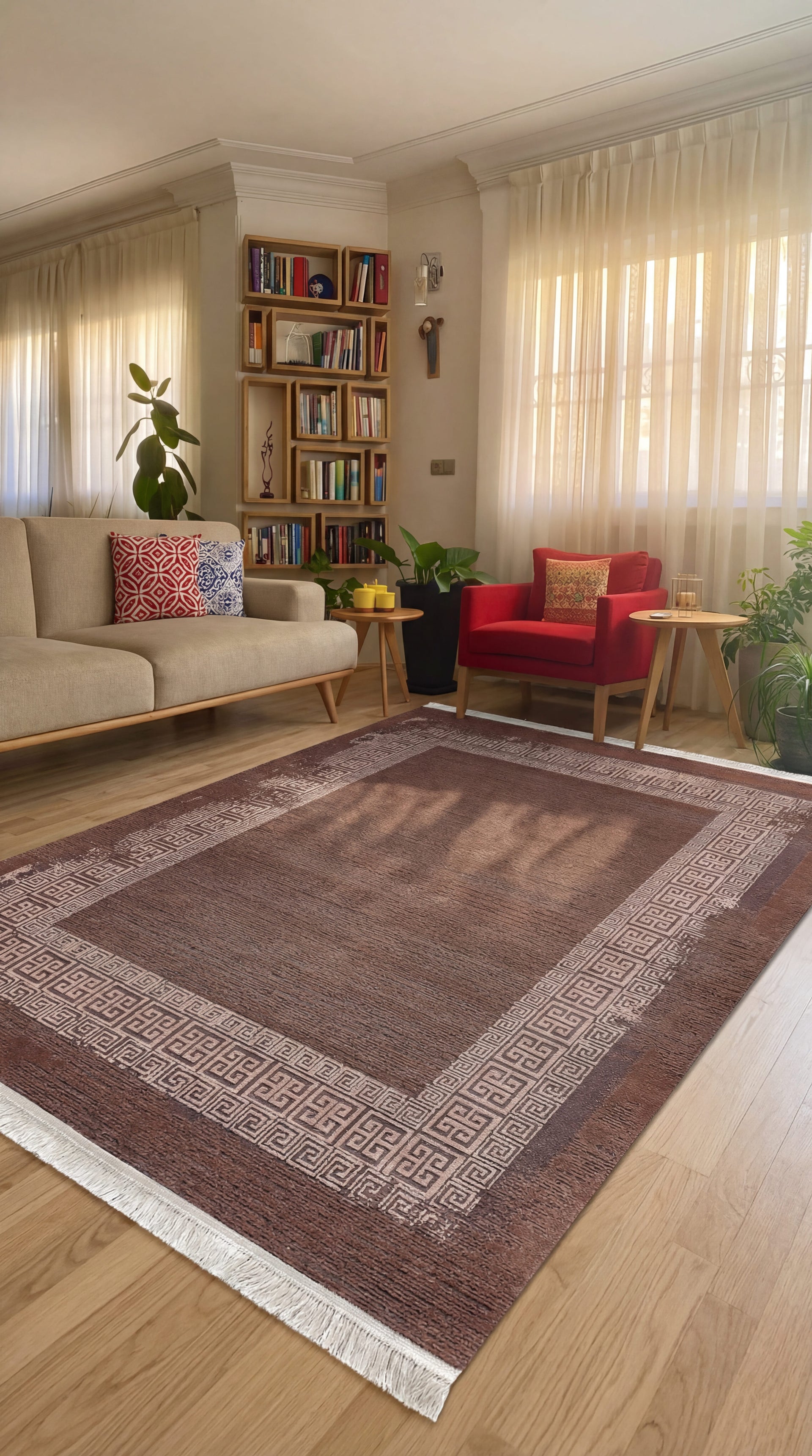 Modern ve Klasik Desenli Salon Halısı VIVA VV09A