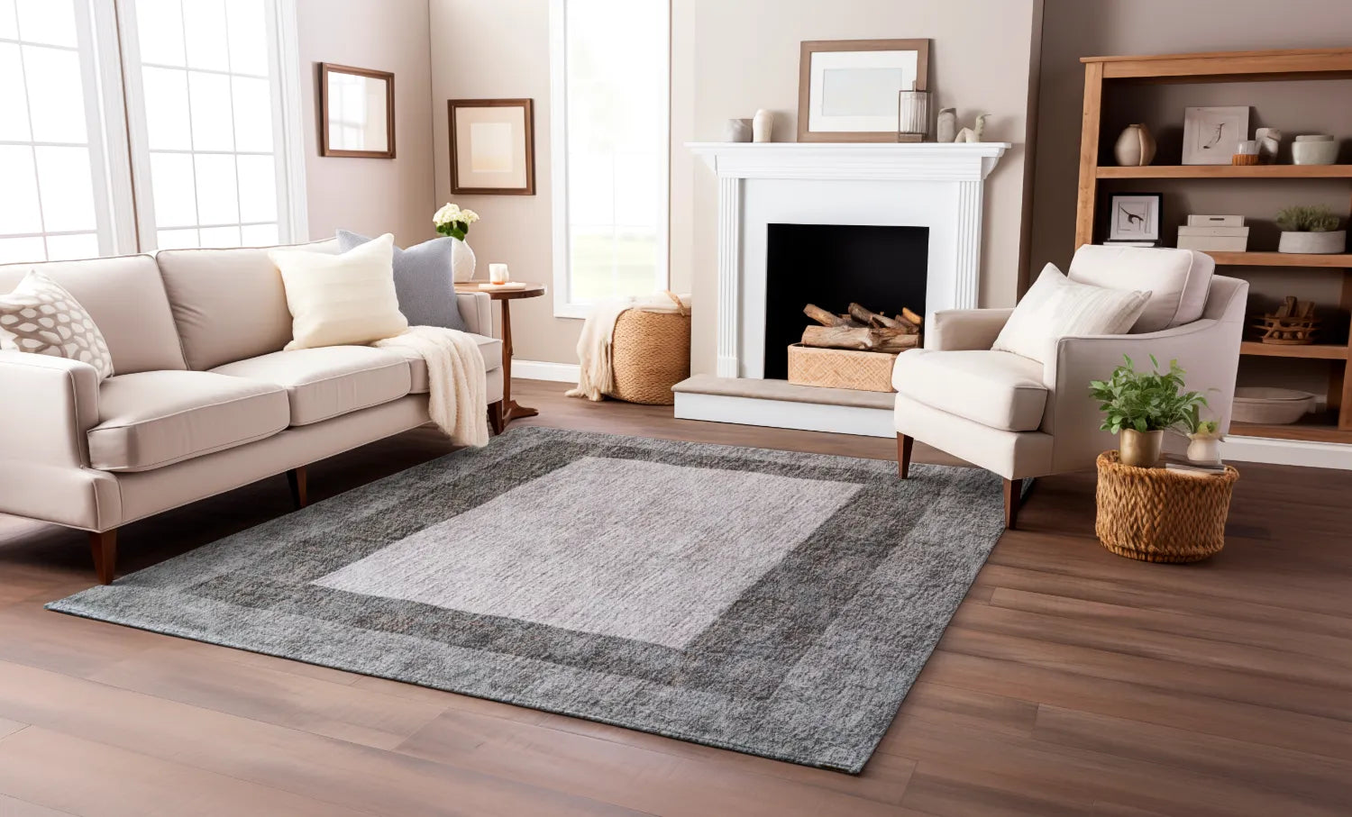 Modern ve Klasik Desenli Salon Halısı ROSADA RS07A