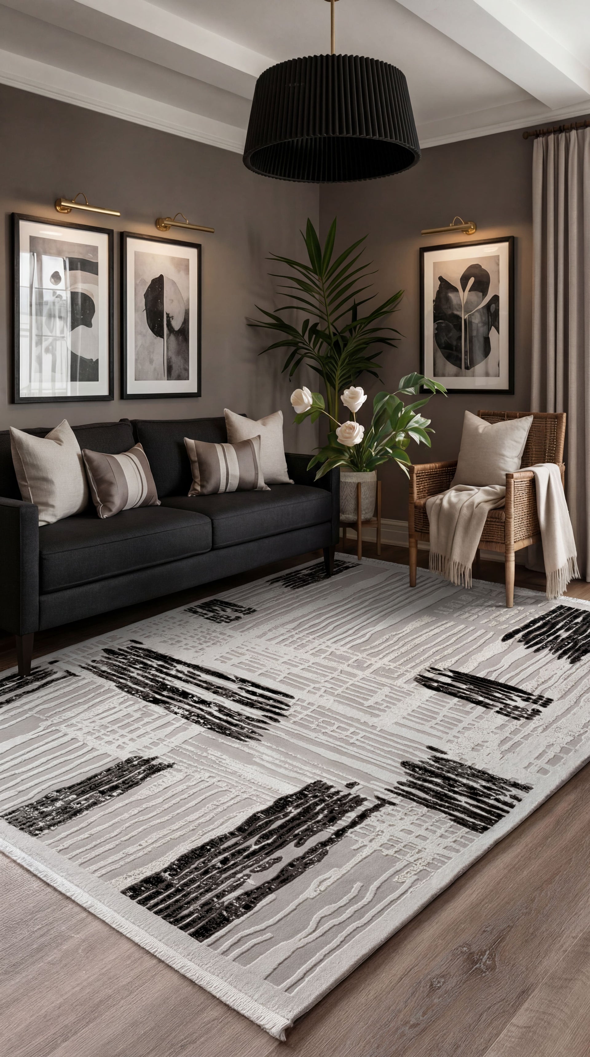 Salon ve Oturma Odası Halısı CRYSTAL CR01A