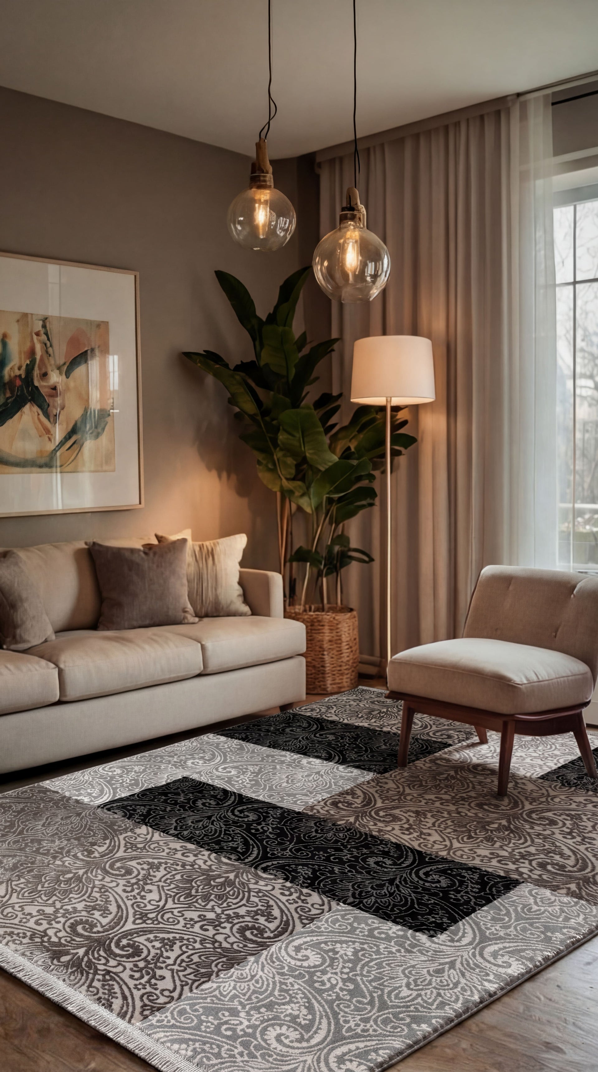 Salon ve Oturma Odası Halısı CRYSTAL CR04A