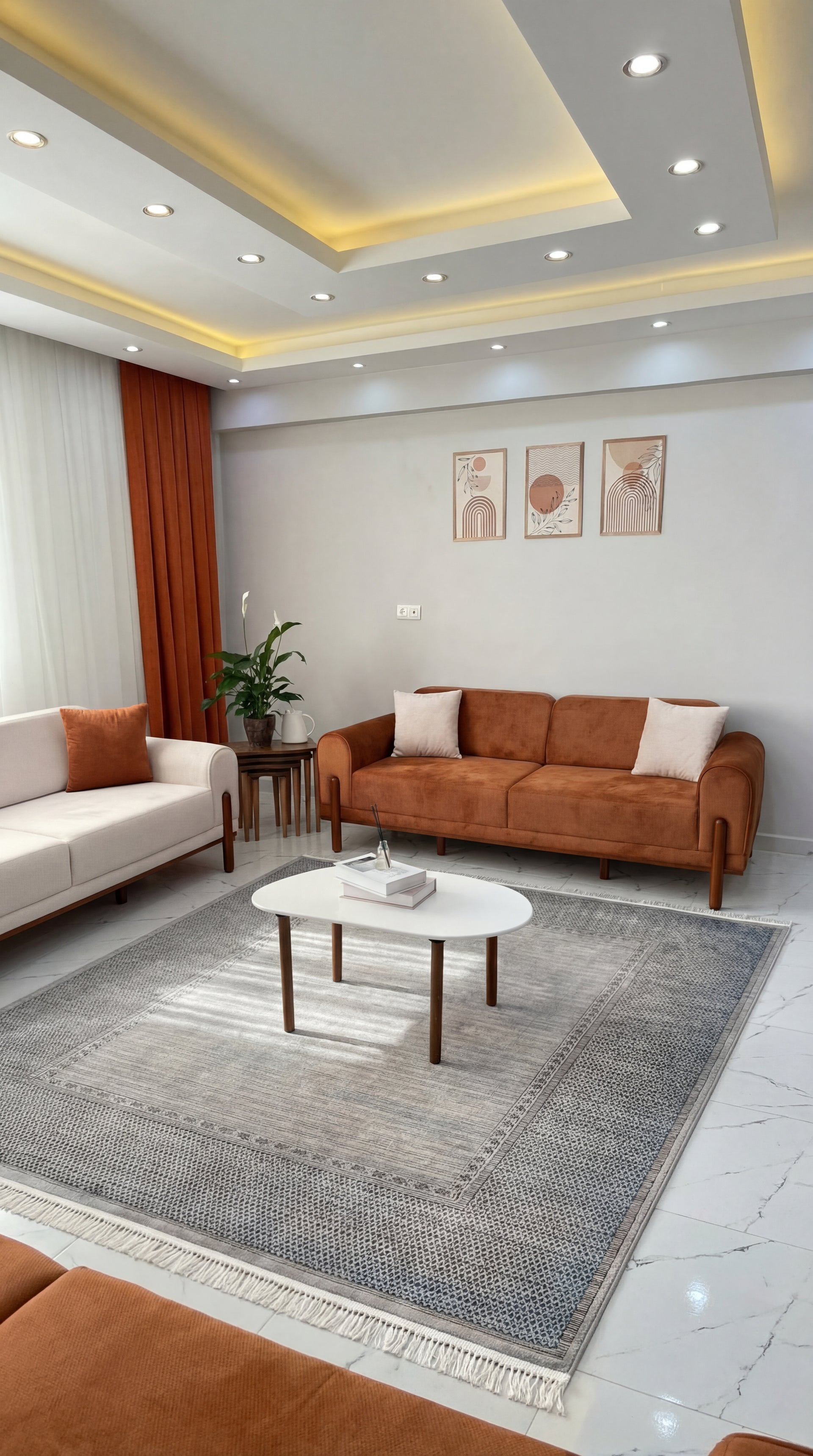 Modern ve Klasik Desenli Salon Halısı VIVA VV11A